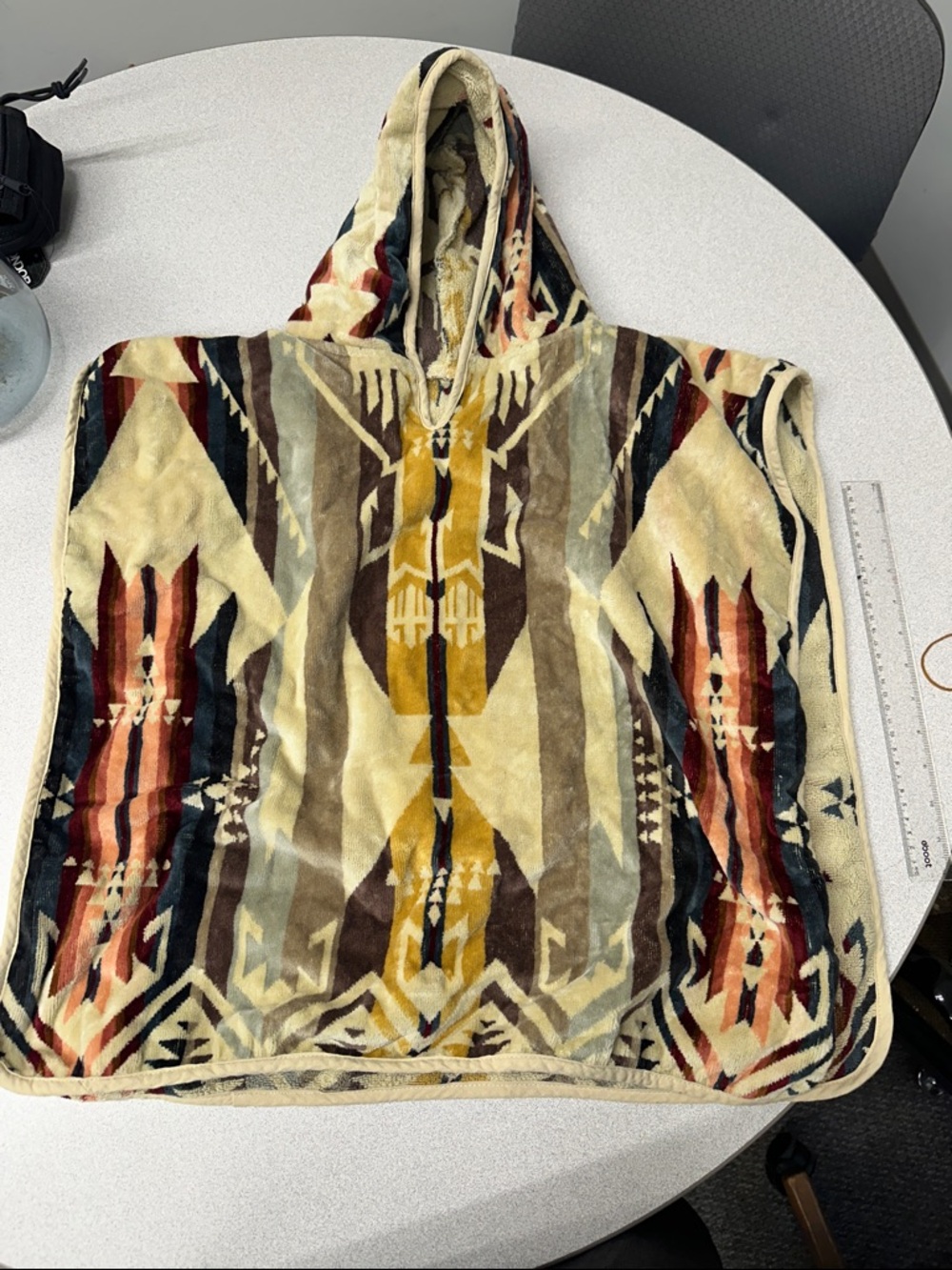 NWOT Pendleton Kids Hooded Swim Coverup towel - white sands